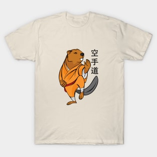 Beaver and karate T-Shirt